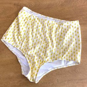 Kortni Jeane High Waist Pineapple Bottoms S